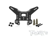 TO-247-T4.2  Graphite Front Shock Tower 5mm With Alum.Short Standoffs/Rear Shock Tower 4mm With Alum.Standoffs ( For Team Associated RC8 T4.2)