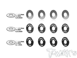 TO-248-A Front Track Width Adj. Spacer0.35/0.75/1.4mm ( For Team Associated RC8/ MugenMBX8/ Xray/ WIRC )