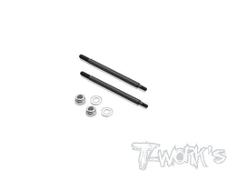 TO-260-MX8  DLC coated Front Shock Shaft  54.5mm/59.5mm (  For Mayako MX8 ) 2pcs.