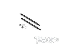 TO-261-MX8   DLC coated Rear Shock Shaft  64.5mm/68.5mm (  For Mayako MX8 ) 2pcs.