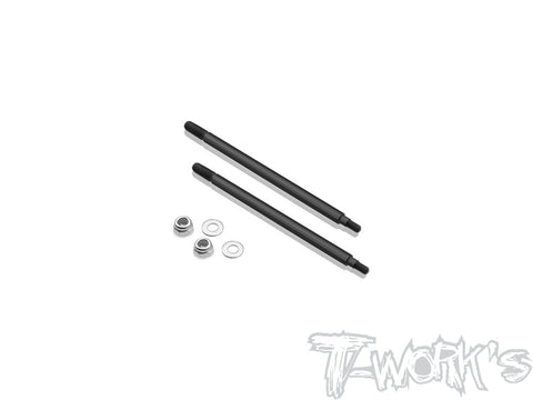 TO-261-MX8   DLC coated Rear Shock Shaft  64.5mm/68.5mm (  For Mayako MX8 ) 2pcs.