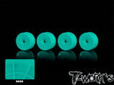 TO-339H-A   1/8 Buggy Hard Wheel 4pcs. ( White/Yellow/Pink/Green )
