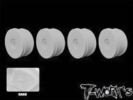 TO-339H-A   1/8 Buggy Hard Wheel 4pcs. ( White/Yellow )