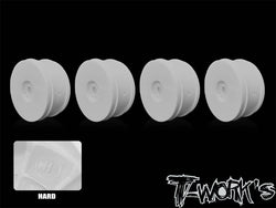 TO-339H-A   1/8 Buggy Hard Wheel 4pcs. ( White/Yellow )