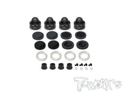 TO-343-X5B    Black Hard Coated 7075-T6 Alum Mult-adjust alternatives Shock Cap ( For Hong Nor X5B/iX5B )