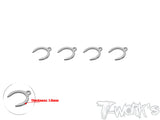 TO-346-A	Stainless Steel Front Upper Arm Adjust Camber Spacer 0.5mm/1mm/2mm ( 4pcs. )(For Infinity IFB8)