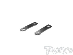 TO-354-Q   Stainless Steel Middle Gear Lower Block Spacer 1.0mm ( For Kyosho MP11 )