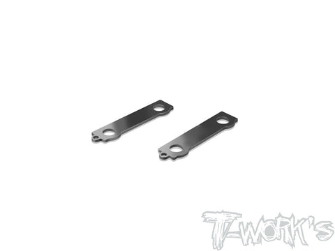 TO-354-Q   Stainless Steel Middle Gear Lower Block Spacer 1.0mm ( For Kyosho MP11 )