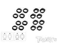 TO-354-T    7075-T6 Alum. Gear Box Diff. & Pinion Height Insert Set ( For Kyosho MP11/MP11E ) Each 4pcs.