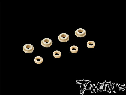 TO-357-IFB8    Peek Shock Shaft Guides Maintenance Set ( For Infinity IFB8/HB D817/819/819RS/RGT8 )