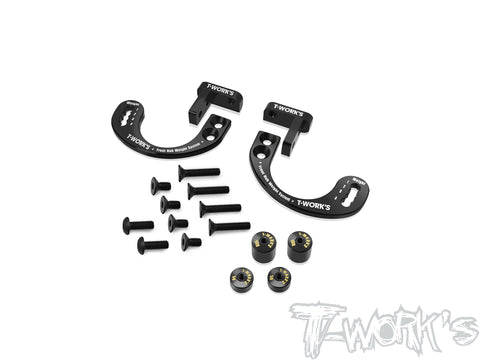 TO-358-AE   Front Hub Weight System ( For Team Associated RC8 B4.1/B4/T4 )  Can't use 16 Degress KPI