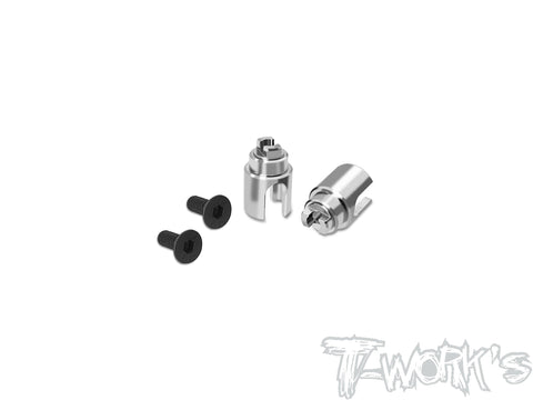 TP-179-Mi9	64 Titanium Solid BB Driveshaft Adapters (  For Schumacher Mi9 )