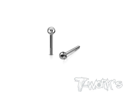 TP-205-G   64 Titanium Adjustable Body Shell Front End Downtravel Screw V2 ( M2 x 19mm) 2pcs. ( Awesomatix , Yokomo , Mugen MTC3 )