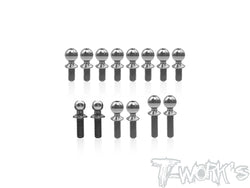 TP-217   64 Titanium Ball End set ( For Team Associated RC10 4WD ) 14pcs.