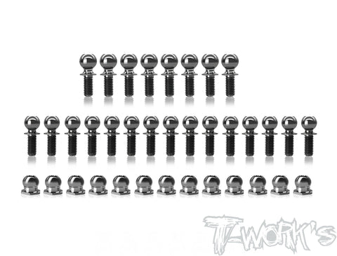TP-218   64 Titanium Ball End set ( For Awesomatix A800RR )36pcs.