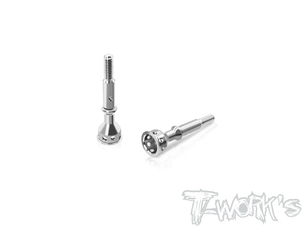 TP-219-22X   64 Titanium CVA Axle ( For TLR 22X AC/DC ）2pcs.