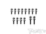 TP-220-22X-AC/DC	64 Titanium Ball End set ( For TLR 22X AC/DC ）14pcs.