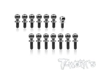 TP-220-B84D  64 Titanium Ball End set  ( For Team Associated RC10 B84D ) 14pcs.