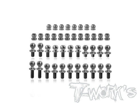 TP-220-MS2.0 64 Titanium Ball End set ( For Yokomo MS2.0 ) 42pcs.