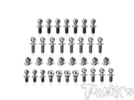 TP-220-Mi10 64 Titanium Ball End Set ( For Schumacher Mi10 )