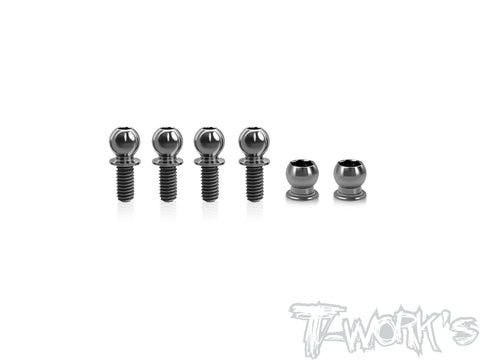 TP-220-NT1'27   64 Titanium Ball End set  ( For Xray NT1 2027 ) 6pcs.