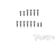 TP-220-RC10SC7	64 Titanium Ball End set ( For Team Associated RC10 SC7)  14pcs.
