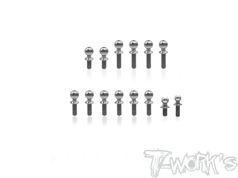 TP-220-RC10SC7	64 Titanium Ball End set ( For Team Associated RC10 SC7)  14pcs.
