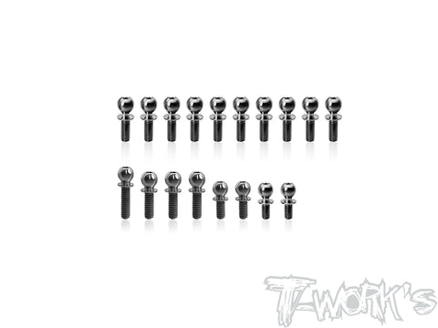 TP-220-XB2C'26	64 Titanium Ball End set  ( For Xray XB2C'26 ) 18pcs.