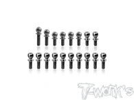 TP-220-XT2'28  64 Titanium Ball End set ( For Xray XT2C'28 & XT2D'28 ) 18pcs.
