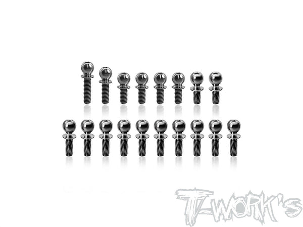 TP-220-XT2'28  64 Titanium Ball End set ( For Xray XT2C'28 & XT2D'28 ) 18pcs.