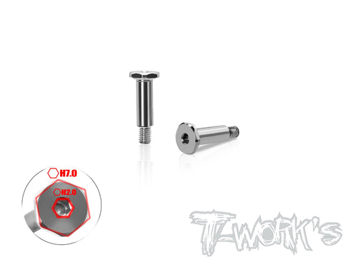 TP-223-C	64 Titanium Steering Screw ( Kyosho MP11 ) 2pcs.