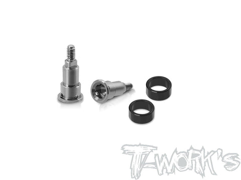 TP-227-C3   64 Titanium CVD Drive Cup Use Mini Z Rims ( For Team Associated TC28 ) 2pcs.