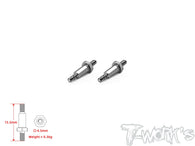 TP-228-B  64 Titanium Front Steering Axle ( For Xpress Pixel Z1 ) 2pcs.