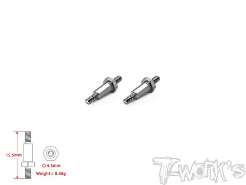 TP-228-B  64 Titanium Front Steering Axle ( For Xpress Pixel Z1 ) 2pcs.