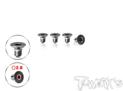 TP-800R-A-5   64 Titanium Centering Screw 3 x 5mm ( For Awesomatix A800R ) 4pcs.