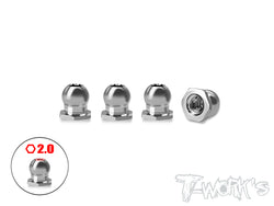 TP-800R-F	64 Titanium 4.8mm Pivot Ball With Thread ( For Awesomatix A800R ) 4pcs.