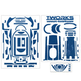 TS-040M Mirror Chrome Radio Skin Sticker For Futaba 7PX/7PXR 4colors