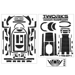 TS-041 Shiny Graphite Sticker (For Futaba 7PX )
