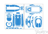 TS-080   3D Graphite Radio Skin Sticker ( For FLYSKY FS-G11P )  6colors