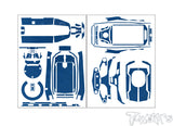 TS-080M    Metal Chrome Radio Radio Skin Sticker ( For FLYSKY FS-G11P )  4 Colors