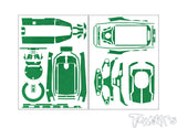 TS-080M    Metal Chrome Radio Radio Skin Sticker ( For FLYSKY FS-G11P )  4 Colors