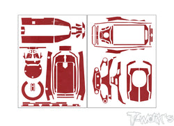 TS-080M    Metal Chrome Radio Radio Skin Sticker ( For FLYSKY FS-G11P )  4 Colors
