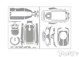 TS-080M    Metal Chrome Radio Radio Skin Sticker ( For FLYSKY FS-G11P )  4 Colors
