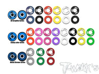 TS-085	Shiny Graphite  Graphite AE RC28 Rims Sticker 6set.