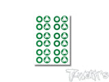 TS-084	3D Graphite AE RC28 Rims Sticker 6set.