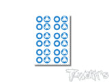 TS-084	3D Graphite AE RC28 Rims Sticker 6set.
