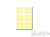 TS-084	3D Graphite AE RC28 Rims Sticker 6set.