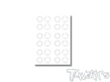 TS-085	Shiny Graphite  Graphite AE RC28 Rims Sticker 6set.