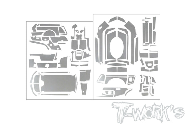 TS-086M    Metal Chrome Radio Radio Skin Sticker ( For Sanwa MT-R )  4 Colors
