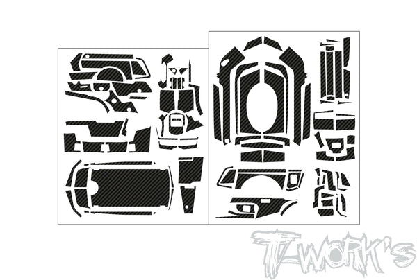 TS-086  3D Graphite Radio Skin Sticker ( For Sanwa MT-R )  6colors